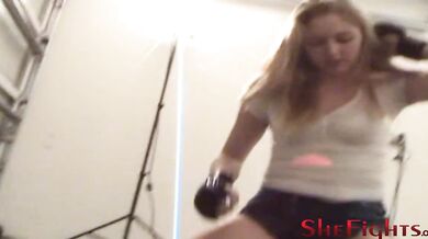 Beaten Until Terrified By Athena