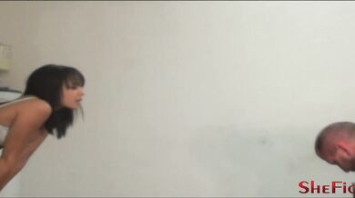 Sadistic And Brutal Face Kicking