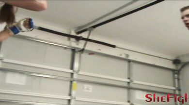 Cindy Batters And Humiliates Charly Stilletto