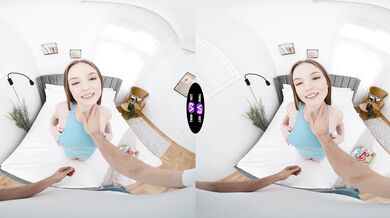 Lovers play board games in bed