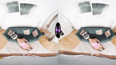 Solo game ends with doggy sex