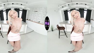 Solo pleasure on a chair