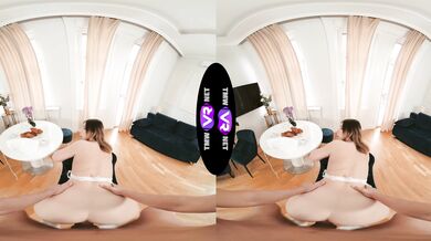 Sexy housekeeper gets a creampie