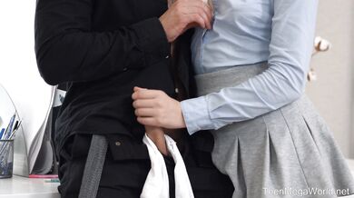 Playful lovers satisfy each other