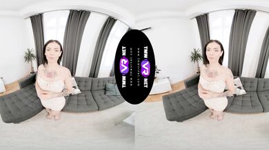 Cutie in need performs a striptease