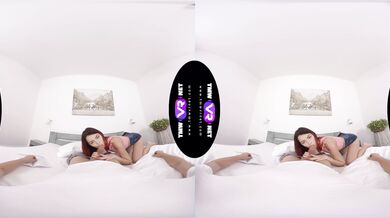 One babe gets two dicks