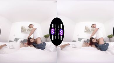 One babe gets two dicks