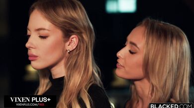 BLACKED BBC Crazy Spies Bella Spark And Kelly Collins Share Jason Luv's Cock