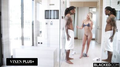 BLACKED Hot Blonde College Girl Kelsey Kane Can't Resist Neighbor's BBC