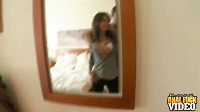 Anastasiya showing off her tits