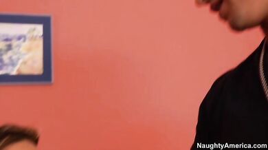 Tanner Mayes fucking in the bedroom with her piercings