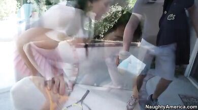 Friend Megan Piper fucking in the bedroom with her tattoos