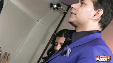 Amanda Black shows up for interview 4K