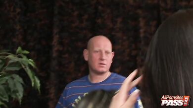 Wife fucks guy in front of her husband 4K