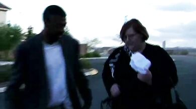 Fat Redhead Seduces a Black Guy