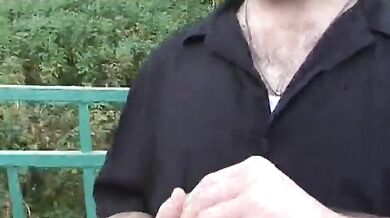 Chunky BBW Elizabeth Shows Her Huge Rolls