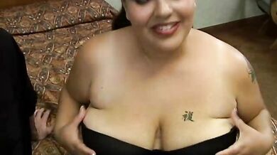 Fatty Showing Off Her Huge Knockers