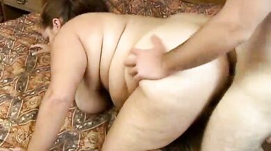 Hot BBW With Big Boobs Doggy-Fucked