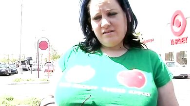 Busty BBW Glory Foxx Showing Off Her Goods