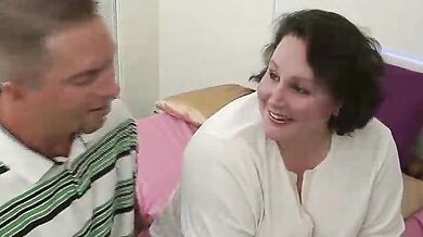 Pretty BBW in a Bus Stop