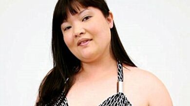 Asian BBW Olivia Showing Off Her Huge Ass