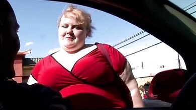 BBW Ruby Passion Showing Off Her Goods