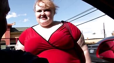 BBW Ruby Passion Showing Off Her Goods