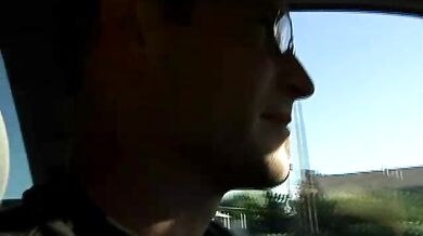 Curvy Blonde BBW in a Park