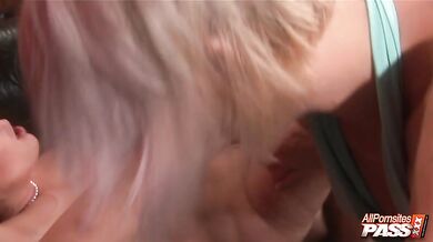 Busty Stacey Saran wild orgy