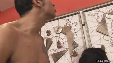 Intense Bisexual Three-way Topping