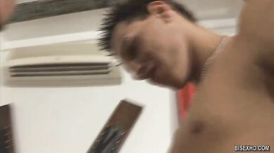 Kinky Bisexual Three-way Fun With a Latina