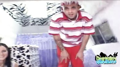 Cute cheerleader fucking the ice cream truck guy