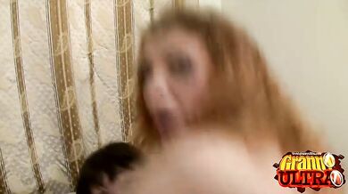 Shy Granny Anya Loosens Up For a Cock