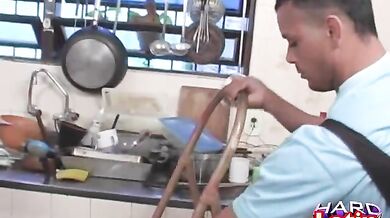 Latinos Fucking in the Kitchen