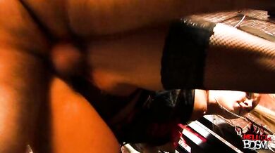 Big boobed submissive rides cock 4K