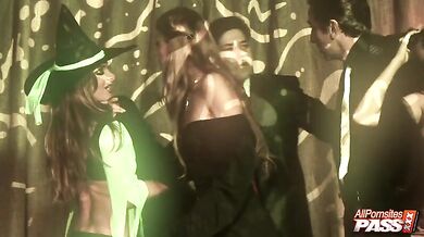 Lucy Love and Lily threesome fun