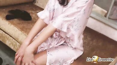 AmberSommers Teasing In Her Robes