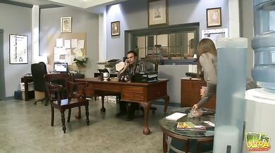 Busty MILF secretary Rachel Roxxx