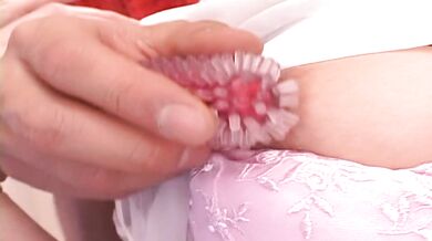 Boyfriend fucks Ai Yumemi with toys in her bedroom