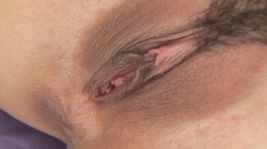 Sexy Santa Anna Watase plays with two dicks