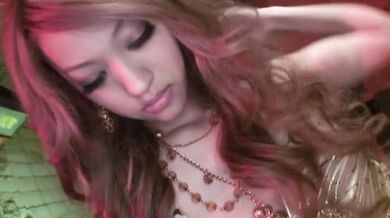 Ann Umemiya fucked with vibrators and dildos gets facials