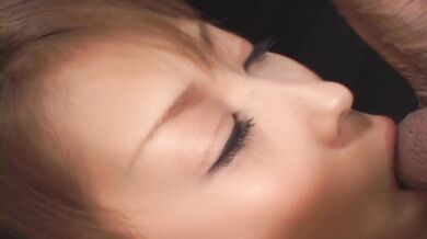 Asian hottie Sakurako sucking and tit fucking and creamed