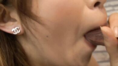 Asian babe Yurina humping her guy's stiff boner