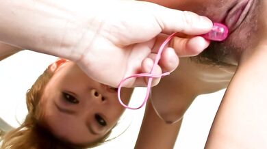 Playful Asian Rei Serizawa tickled in her clit and finger-drilled