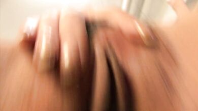 Playful Asian Rei Serizawa tickled in her clit and finger-drilled