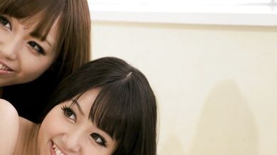 Cute and charming Asian teens flaunting and fucked hard