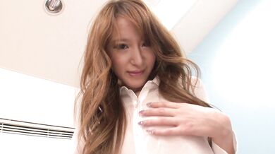 Mai Shirosaki on her knees to give a japanese blowjob