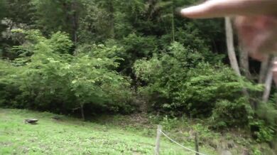 Outdoor Asian blow job by lustful Mikuru Shiina