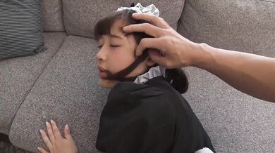 Sexy maid leaves the master to fuck her good