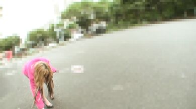 Pretty Saki Oshiro gives a blowjob in the bathroom and bounces on hard cock